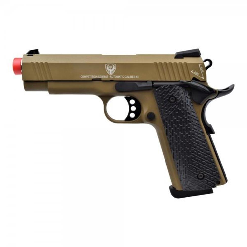 Pistola full metal scarrellante a gas HG-171 Tactical 1911 TAN Verde doppie  guancette Green Gas - Antica Porta del Titano: armeria a San Marino e  softair shop online