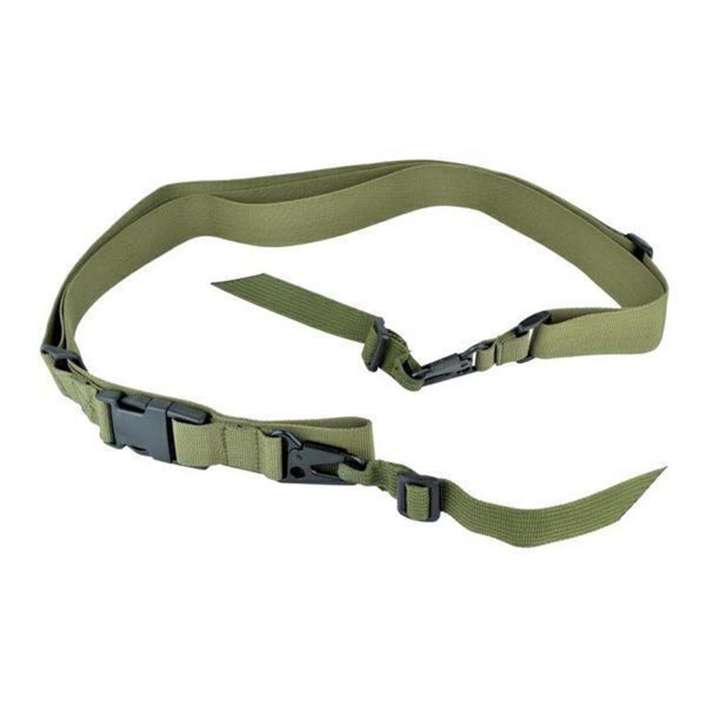 Cinghia A 3 Punti Verde Con Moschettoni In Acciaio E Sgancio Rapido