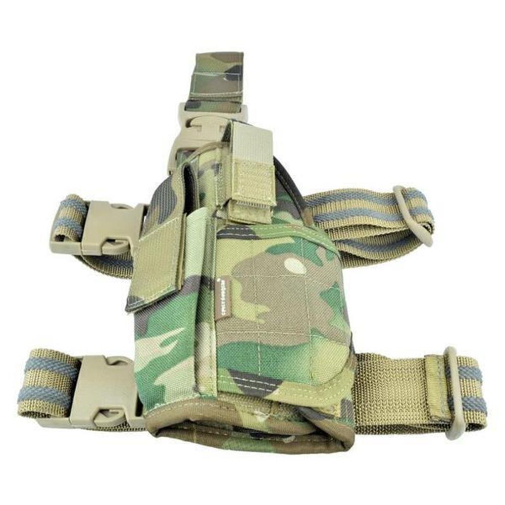 Fondina Tattica Universale In Nylon Per Pistola - Porta Cintura IWB/OWB, Ambidestra, Livello 1, Nera
