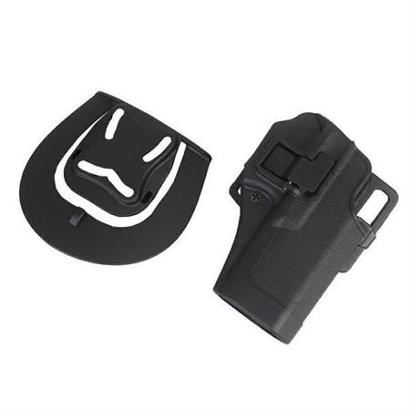 Fondina IWB R&R Holsters Per Glock: Kydex Nero Opaco/Carbonio Con Clip Regolabile