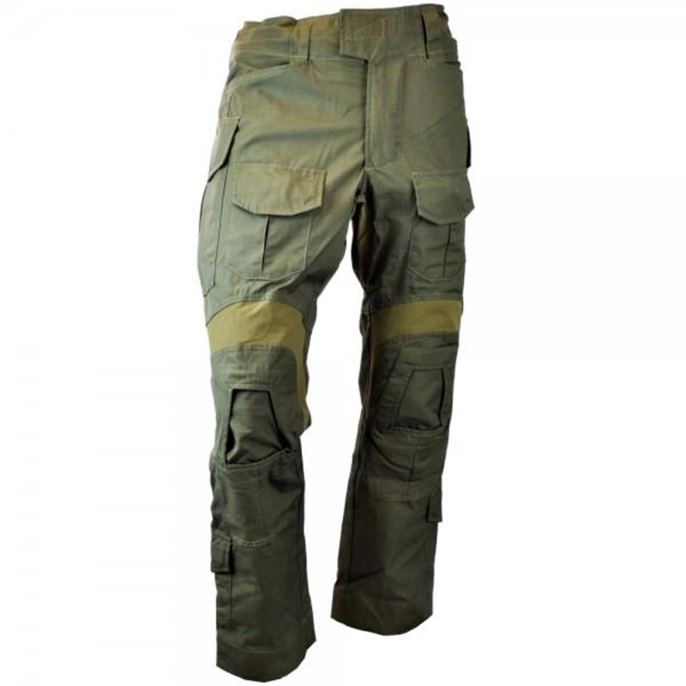 First Tactical V2 Pantaloni Tattici Uomo – Micro Ripstop, Antimacchia Teflon, Vita Elasticizzata, Verde, Taglia 36W X 32L