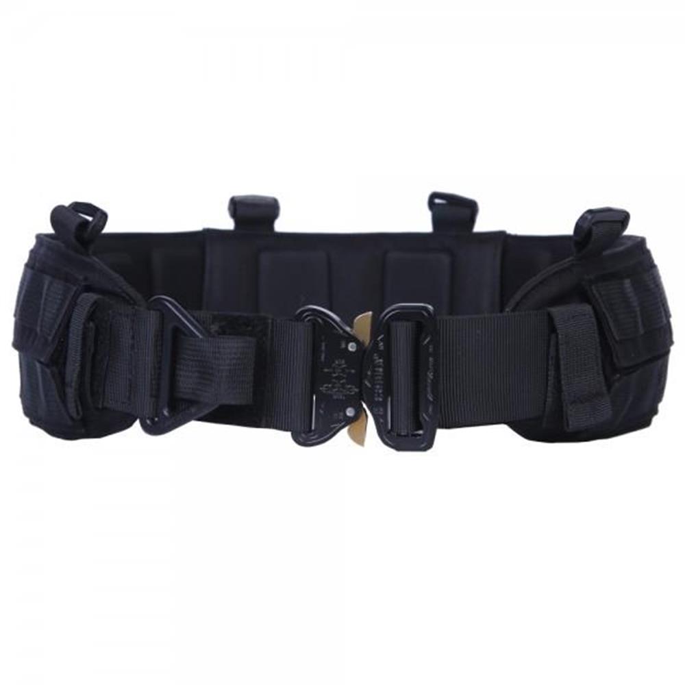 Cintura Tattica Condor GT Cobra Nera Taglia L, Nylon Resistente, Fibbia Metallica Made In USA, Girovita 42-46" - 5