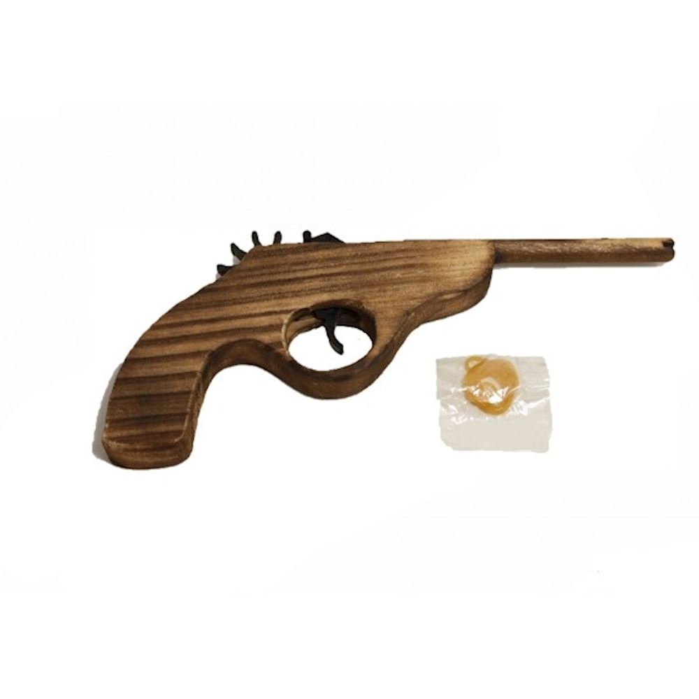 Pistola in legno spara elastici 22 cm Spade e Spadini - Antica Porta del  Titano: armeria a San Marino e softair shop online