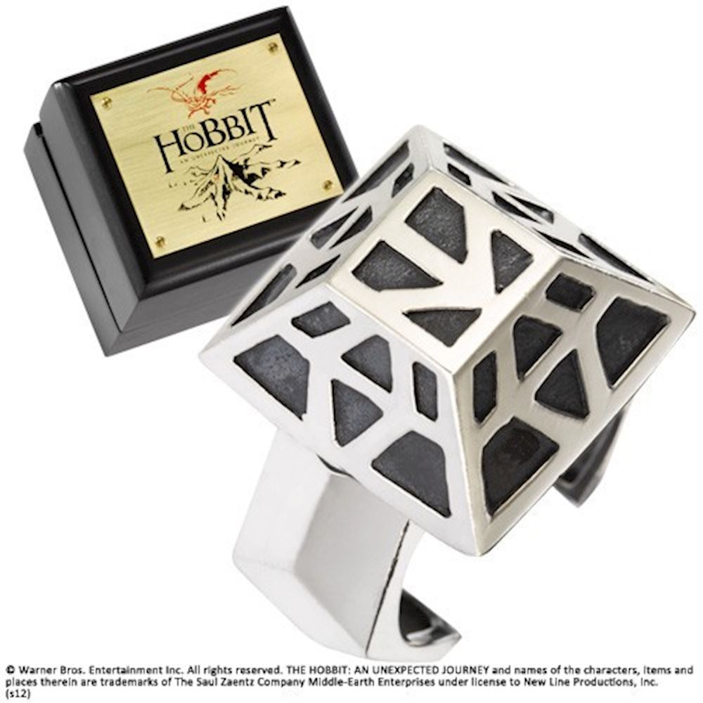 Anello in argento di Thorin scudo di quercia Lo Hobbit - Main Image