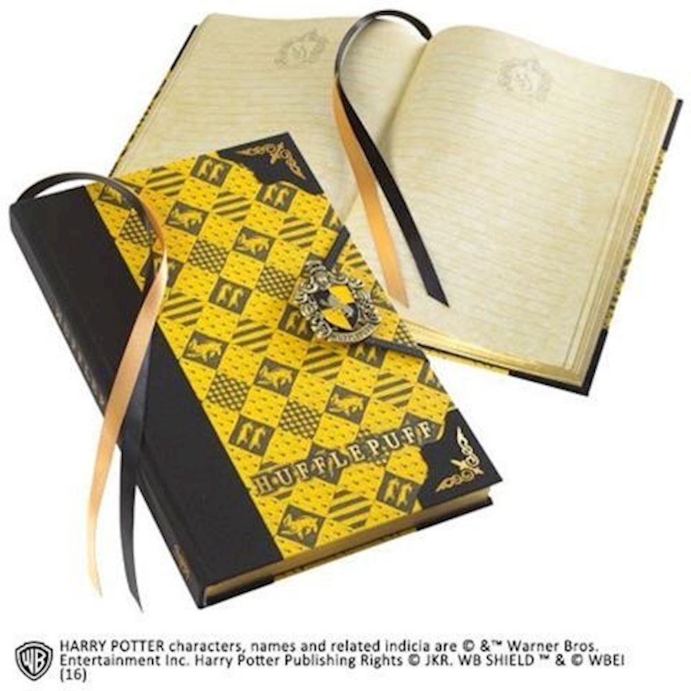 Collana Ufficiale Harry Potter Tassorosso - Ciondolo Bar In Zinco Con Dettagli Smaltati - Gioiello Per Fan