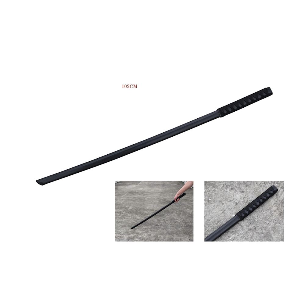 Portaspada In Legno Nero Opaco Per 1 Katana, Supporto Espositore In Legno, Nuovo