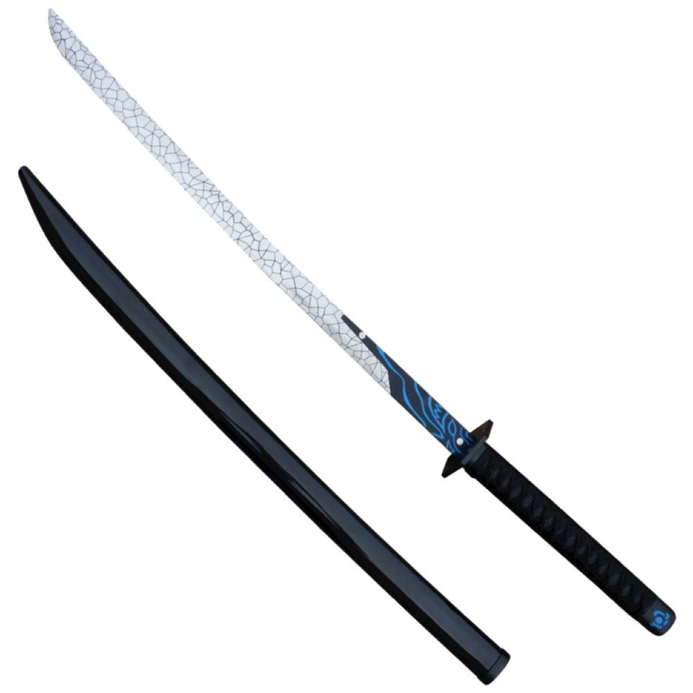 AMONT Katana Da Collezione Con Guaina Bianca E Drago - Lama In Acciaio Inox 65,5 Cm - Riproduzione Decorativa Con Supporto - 2