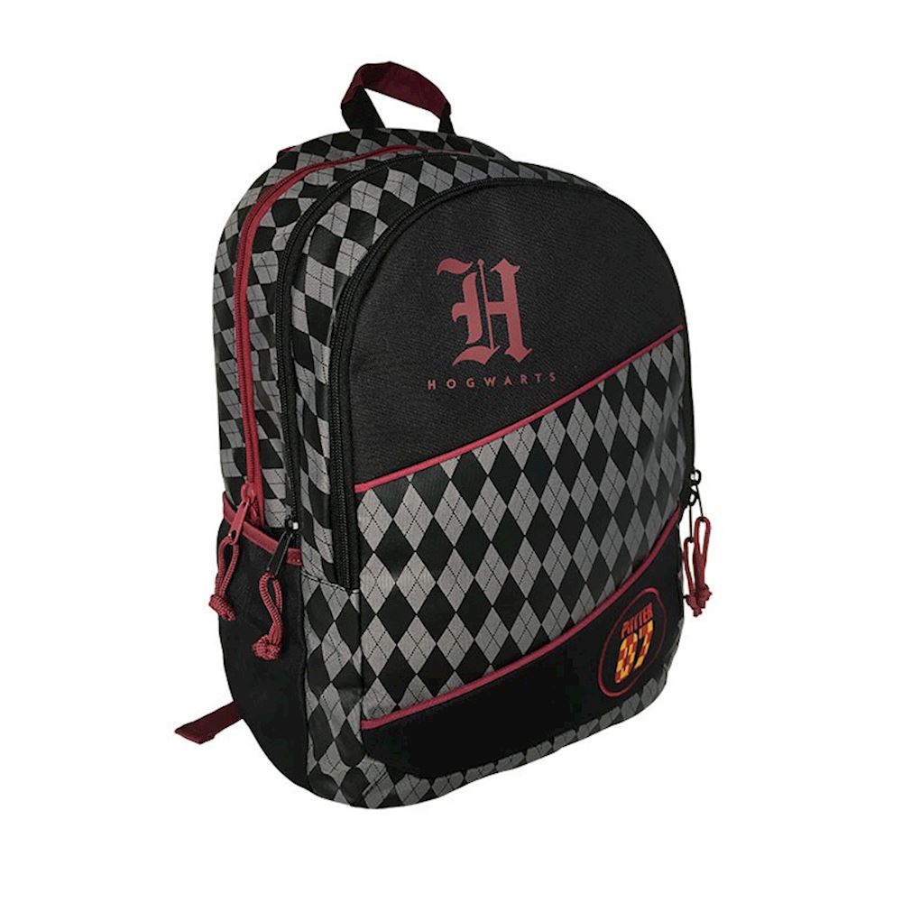 Zaino Imbottito Harry Potter Unisex – Uno Scomparto, Tasca Porta Tablet, Cinghia Per Trolley