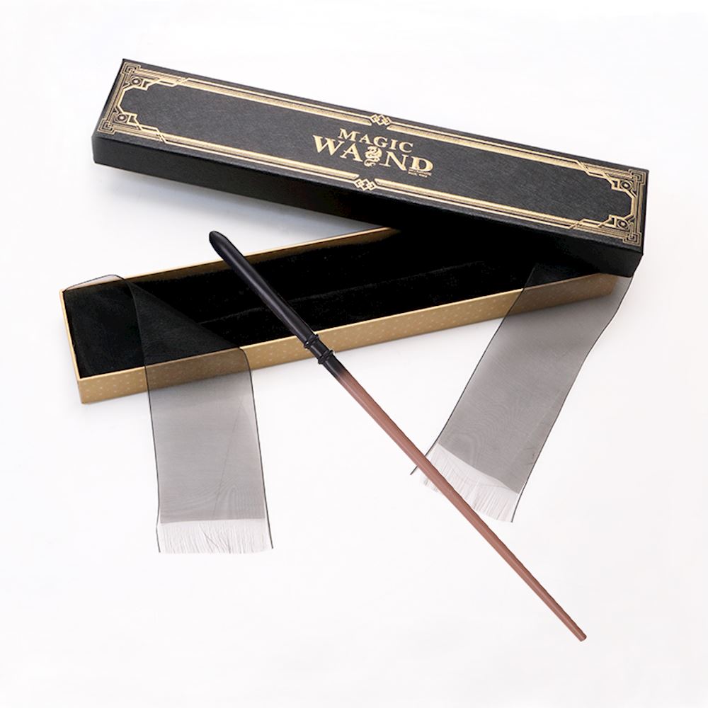Bacchetta magica Draco Malfoy 36,5 cm anima in metallo + scatola regalo