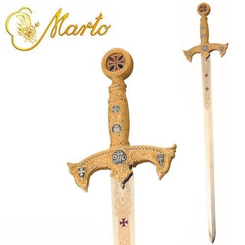 Spada templare oro Marto