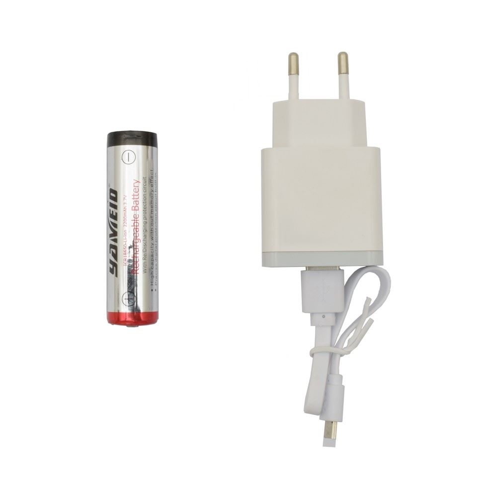 YZYOE Torce elettriche UV a luce nera ricaricabile, luci vioal Mini, colore di tracciamento del sangue per la caccia, LED 3 in 1 UV luce 395NM e luci blu e colore bianche