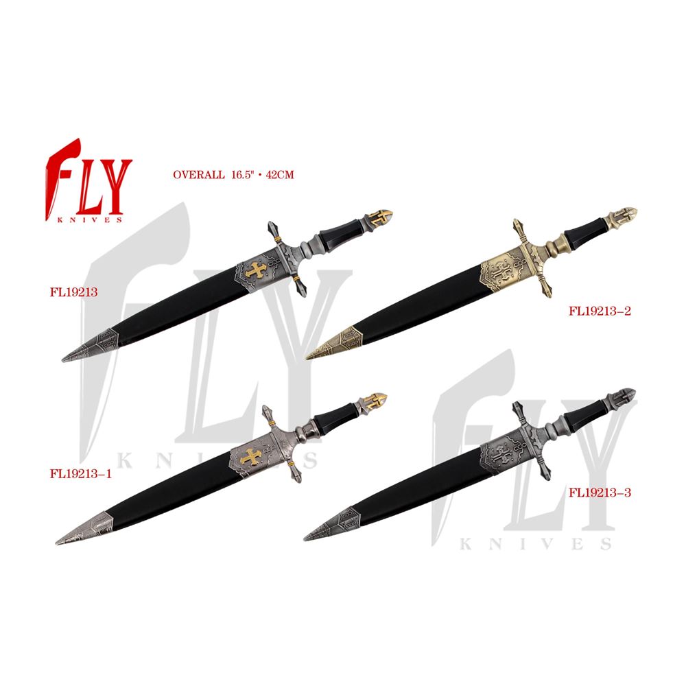 Pugnale Romano Decorativo Con Fodero In Finto Legno ⚔️ Negozio Medievale - Foto 4