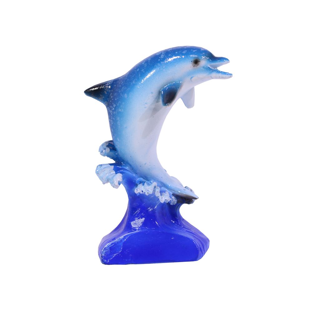 RESINA DELFINO BLU FRONTALE Oggettistica Antica Porta del Titano