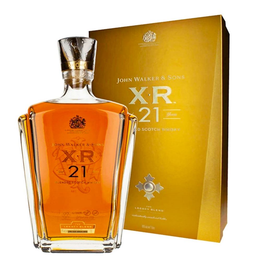 Johnnie Walker XR 21年 Johnnie Walker XR 21 Anni Whisky - Babo Wine - Vendita di vini