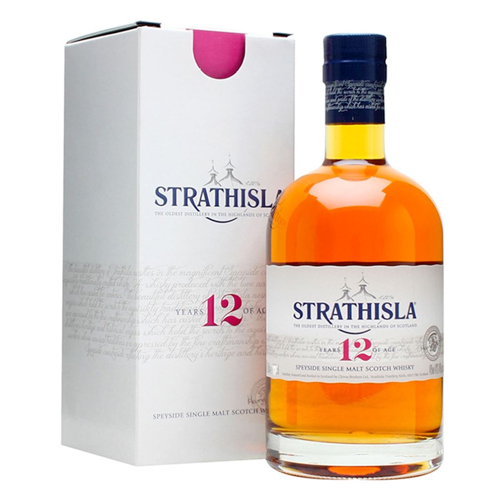 STRATHISLA 12years old PURE HIGHLAND MALT SCOTCH WHISKY 43度 50ml