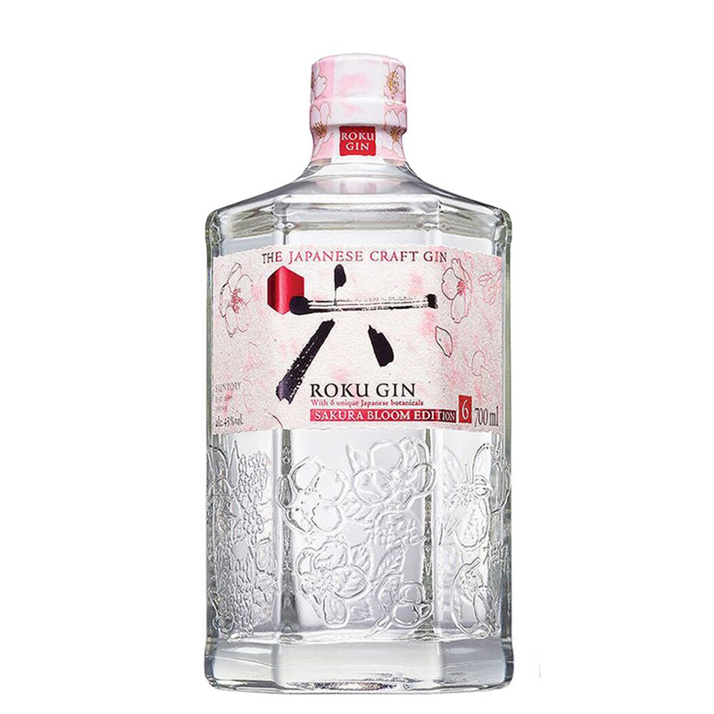 ROKU GIN SAKE BLOOM EDITION 700ml 限定版 Roku The Japanese Craft Gin Sakura Bloom Edition Gin - Babo Wine