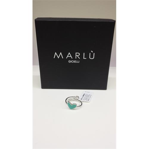 anello-acciaio-cuore-colore-verde-acqua-my-infinity