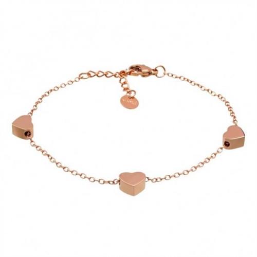 bracciale-cuori-acciaio-colore-ros