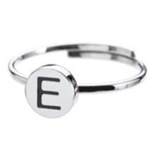 anello-acciaio-lettera-e