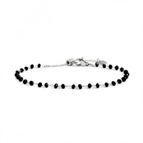 bracciale-acciaio-cristalli-neri-3mm