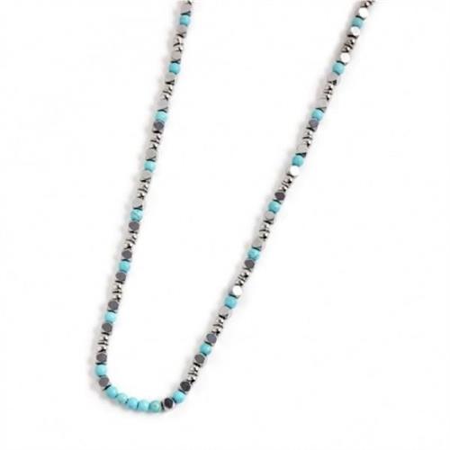 collana-acciaio-e-pietra-turchese