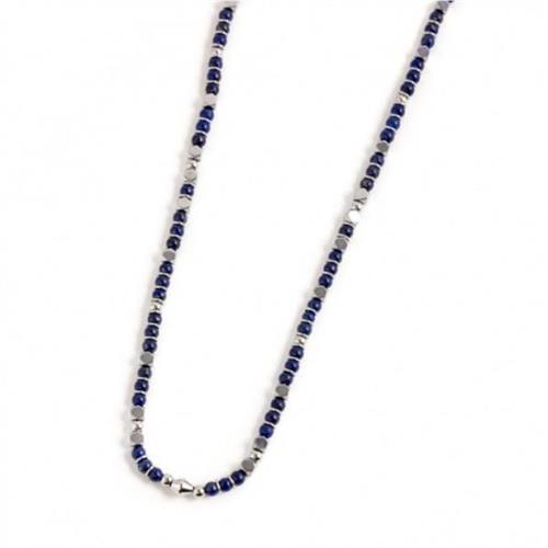collana-acciaio-e-pietra-lapis-blu