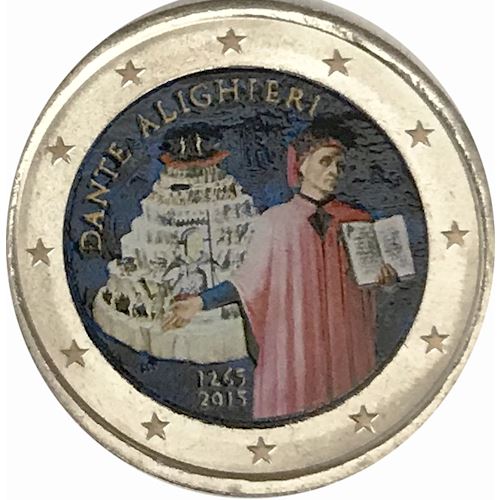 2 Euro Dante Alighieri 2015 Valore