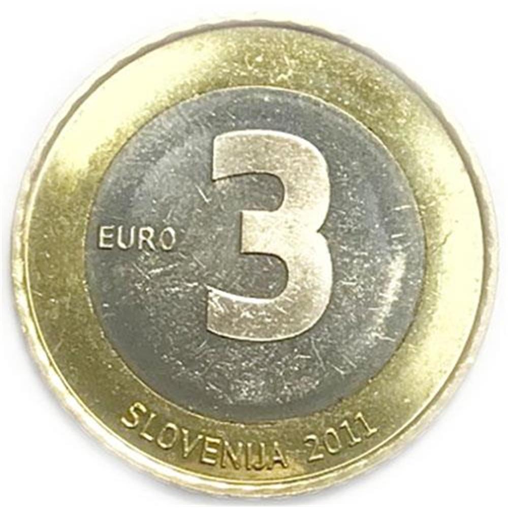 3 euro Slovenia 2011 Indipendenza Slovenia - Euro commemorativi