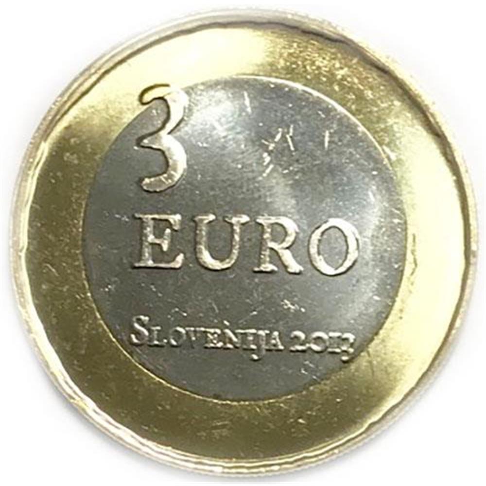 3 euro Slovenia 2015 Primo Testo Stampato Slovenia - Euro