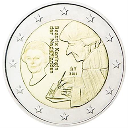 2 euro Olanda 2013 Abdicazione Regina Beatrice Paesi Bassi