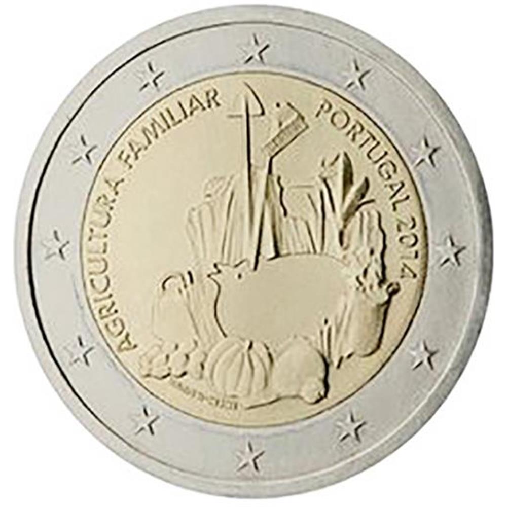 2 euro Portogallo 2014 Anno Internazionale dell'Agricoltura Familiare  Portogallo - Euro commemorativi, monete e francobolli rari - EuroAnticaPorta