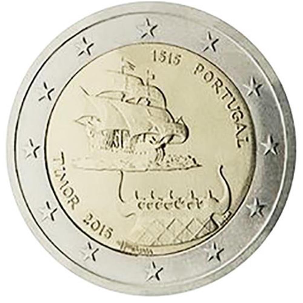 2 euro Portogallo 2015 Timor Portogallo Euro commemorativi, e francobolli rari 2 euro Portogallo 2015 Timor Portogallo Euro commemorativi, e francobolli rari