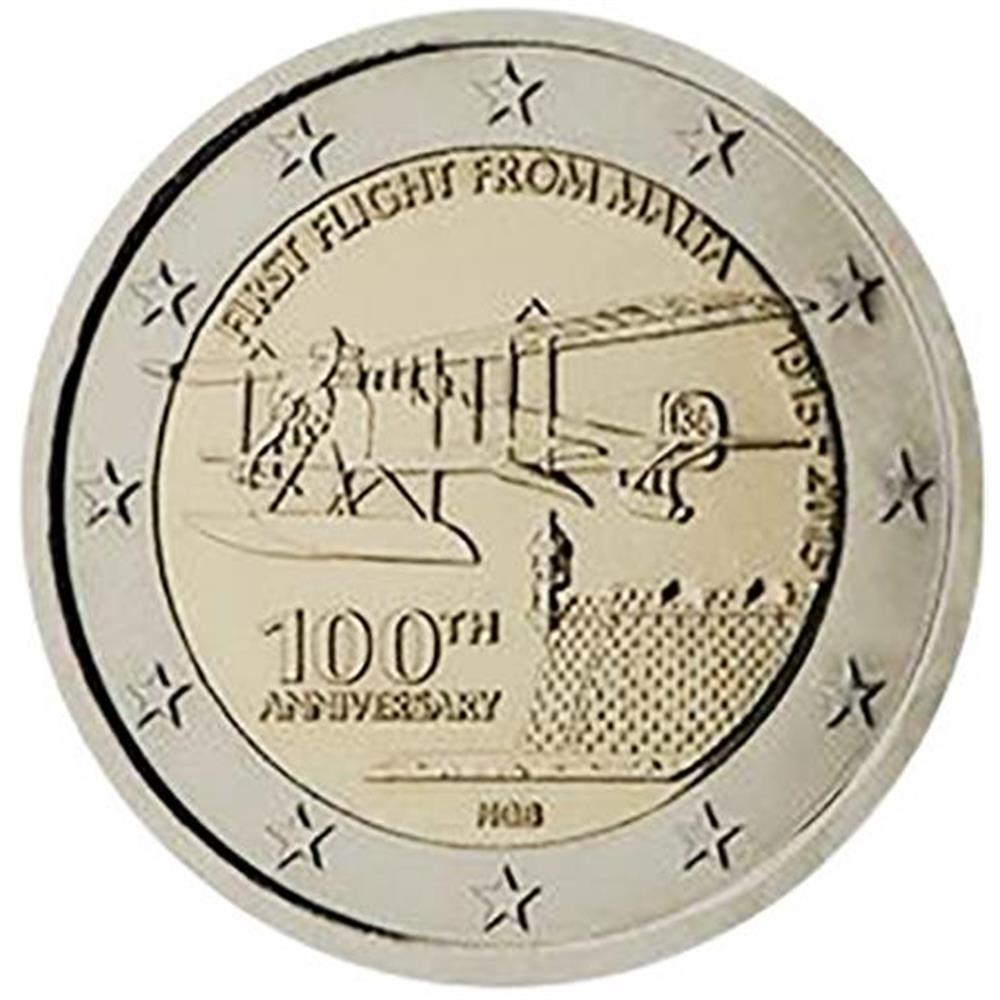 2 euro Malta 2015 Primo volo Malta - Euro commemorativi, monete e  francobolli rari - EuroAnticaPorta