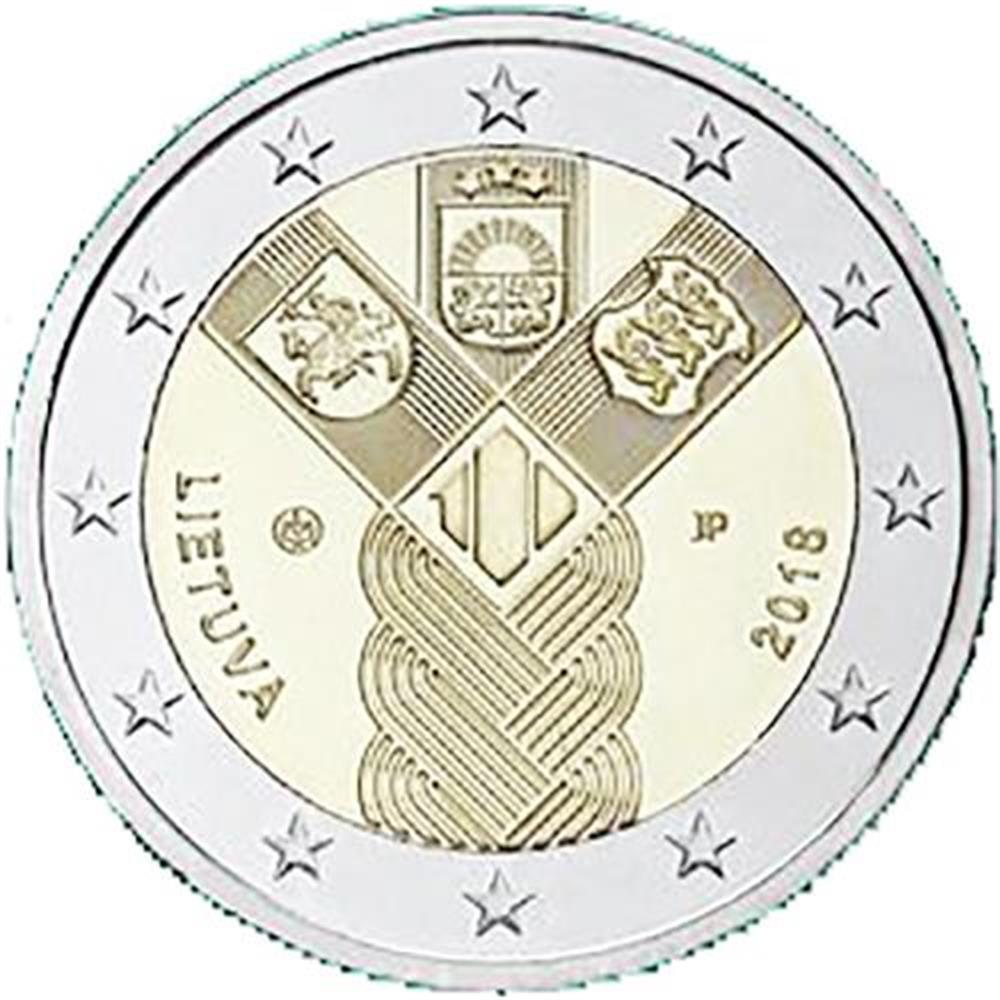 2018 - 1 Euro SAN MARINO Nuovo Design La Seconda Torre - La Cesta UNC- 2018  - 1 Euro SAN MARINO Nuovo Design La Seconda Torre