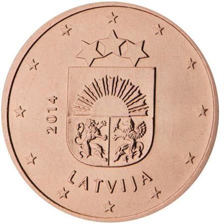 5 centesimi Lettonia 2014 2014 - Euro commemorativi, monete e francobolli  rari - EuroAnticaPorta