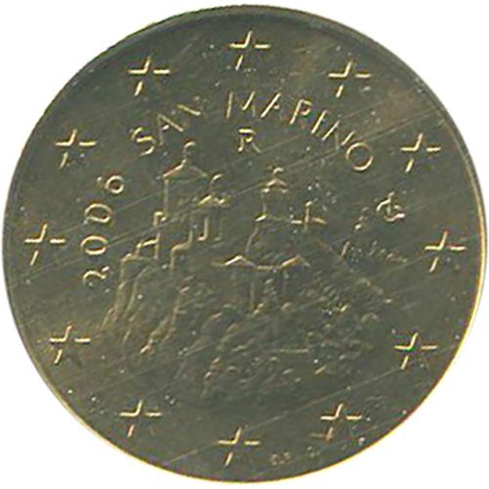 50 centesimi San Marino 2006 Monte Titano 2006 Euro commemorativi, e francobolli rari