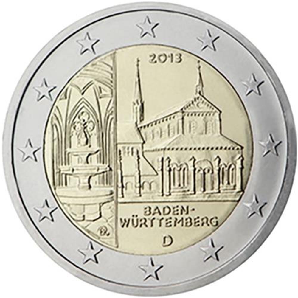 2 euro Germania 2013 Monastero di Maulbronn - Baden-Württemberg