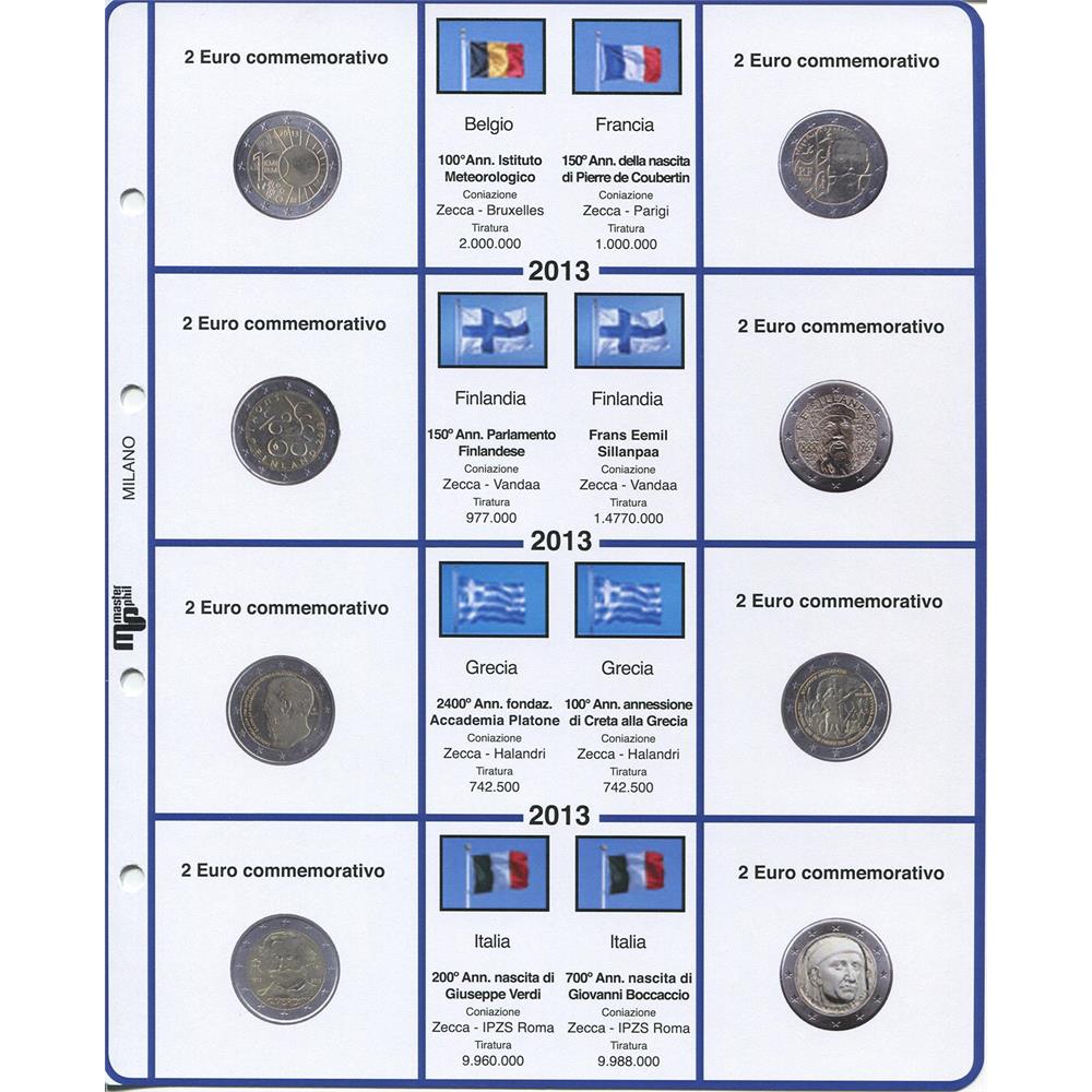 2 buste Masterphil 2 euro commemorativi 2013 Commemorativi - Euro  commemorativi, monete e francobolli rari - EuroAnticaPorta