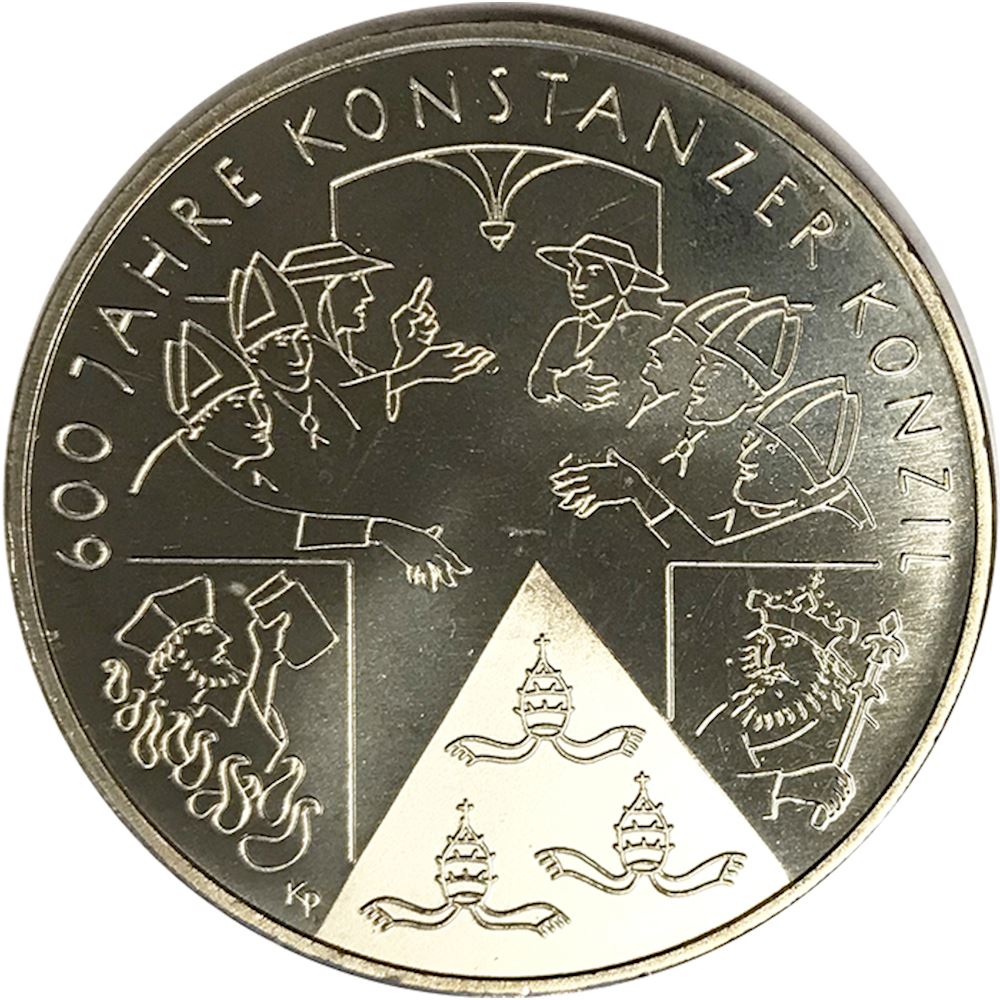 10 euro Germania 2014 Concilio di Costanza Germania - Euro commemorativi, monete  e francobolli rari - EuroAnticaPorta