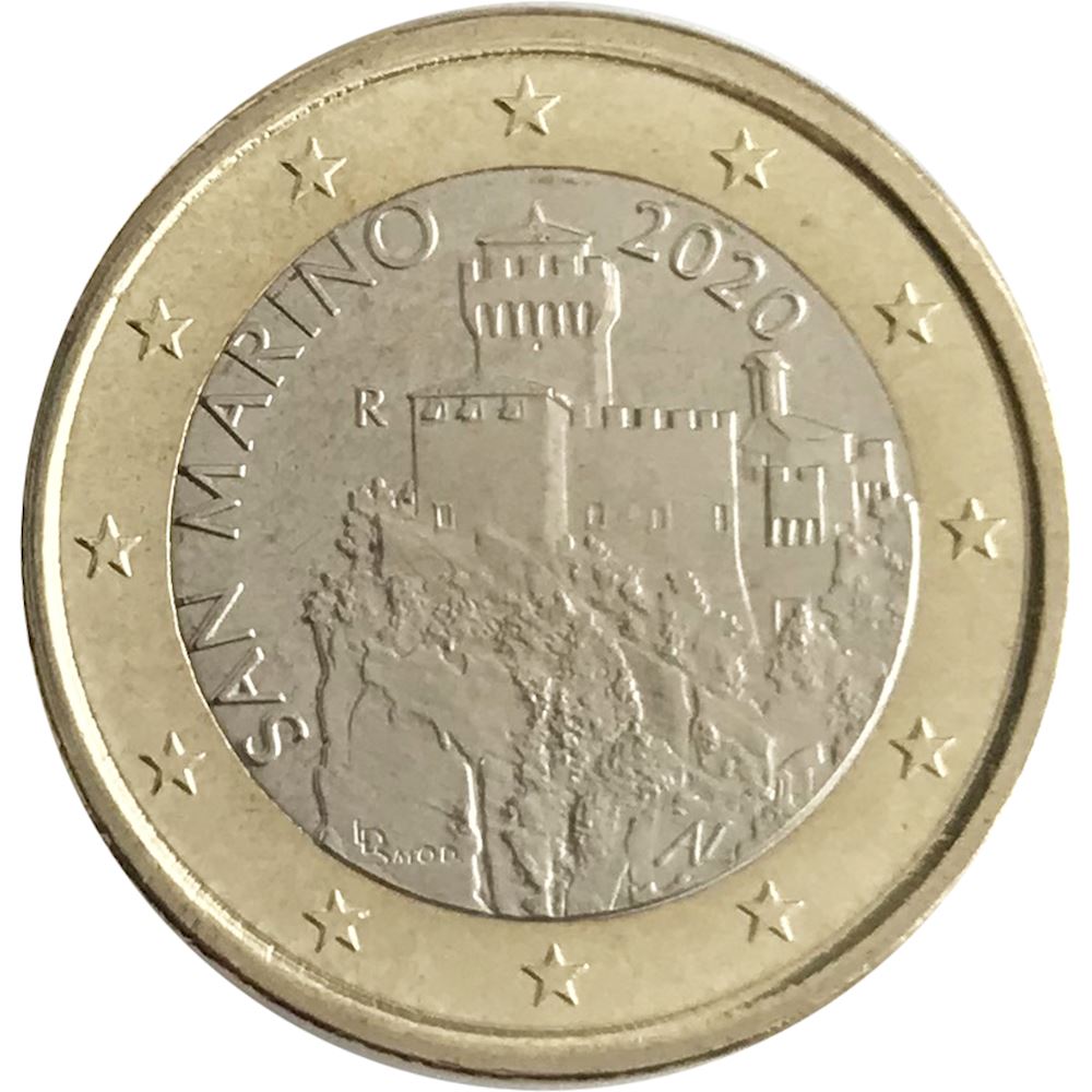 1 euro San Marino 2020 FDC Seconda Torre 2020 - Euro commemorativi, monete  e francobolli rari - EuroAnticaPorta