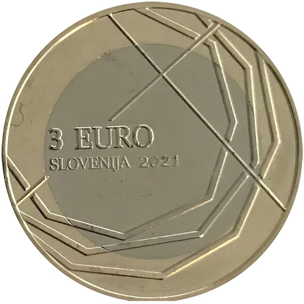 3 euro Slovenia 2008 Presidenza Slovena Slovenia - Euro commemorativi,  monete e francobolli rari - EuroAnticaPorta