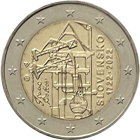 2 euro Slovacchia 2022 300° ann. della costruzione del primo motore a  vapore 2022 - Euro commemorativi, monete e francobolli rari -  EuroAnticaPorta