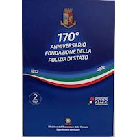 I 170 anni della POLIZIA DI STATO sui nuovi 2 euro d'ITALIA