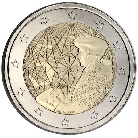 2 Euro Commemorativo Proof - 35° Anniversario del Programma Erasmus -  Italia - 2022