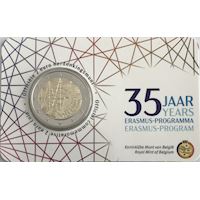 2 euro Slovacchia 2022 35° anniversario del programma Erasmus 2022 - Euro  commemorativi, monete e francobolli rari - EuroAnticaPorta