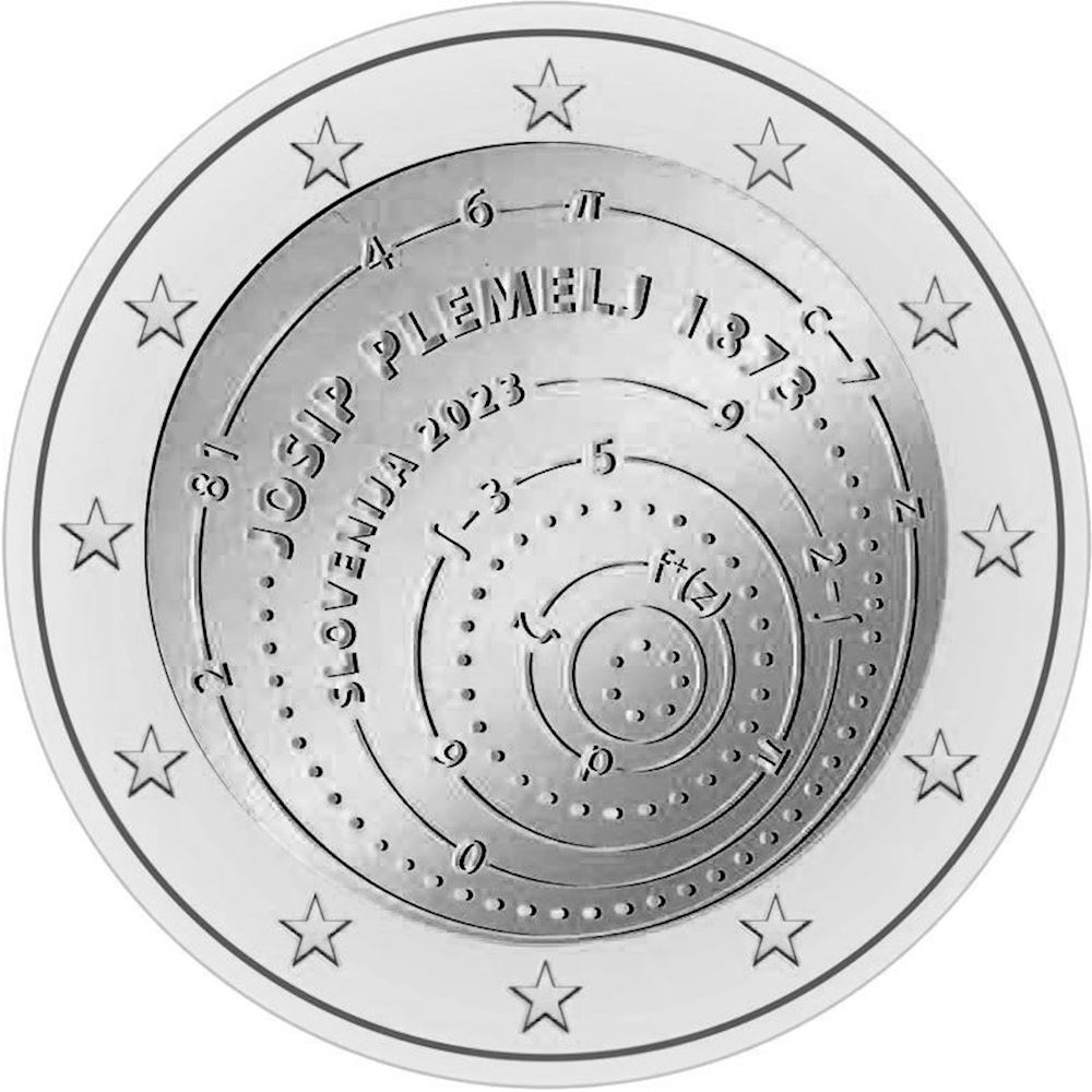 2 euro Slovenia 2023 150° anniversario della nascita Josip Plemelj 2023