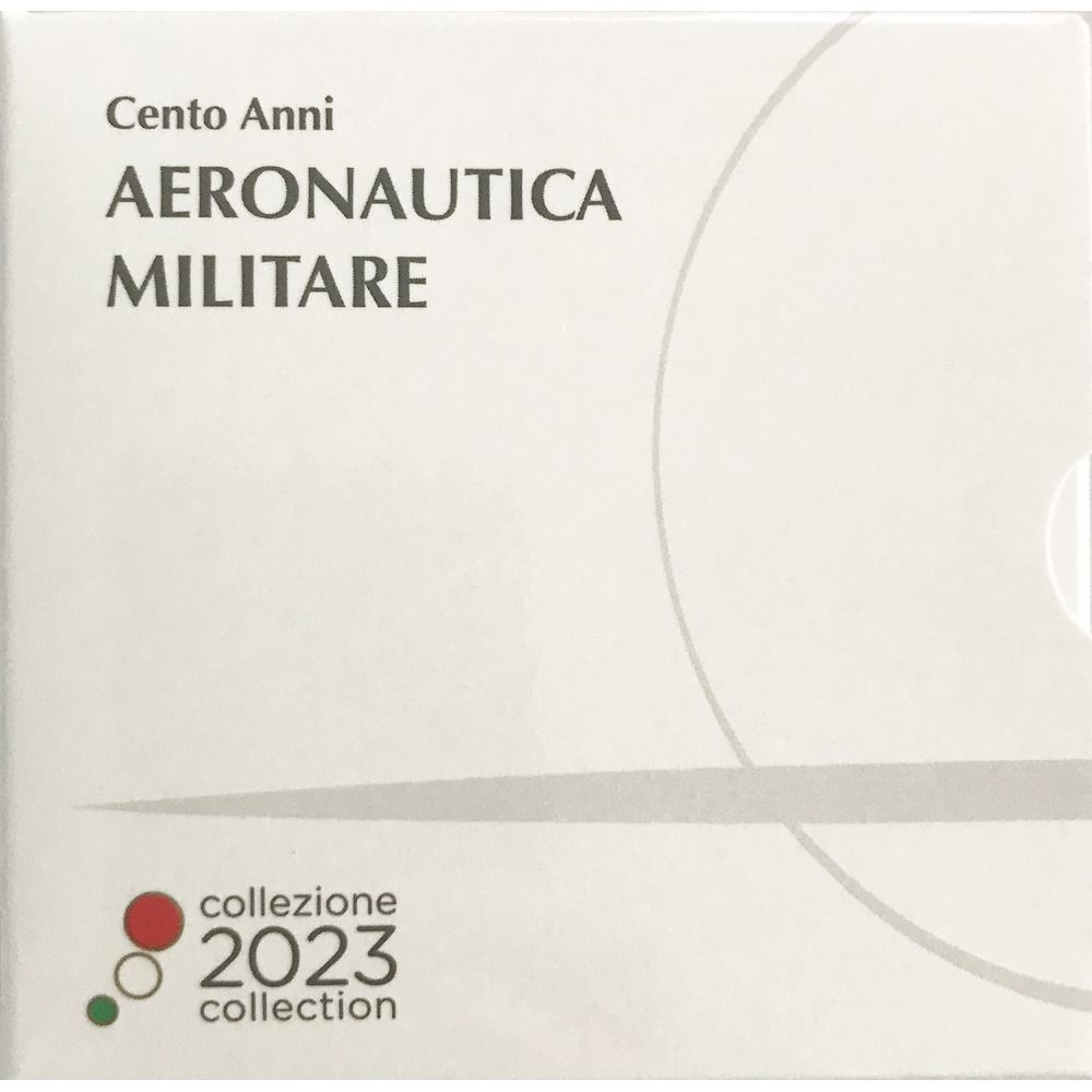 2 Euro Italia 2023 PROOF 100°anniversario Dell’Aeronautica Militare ...