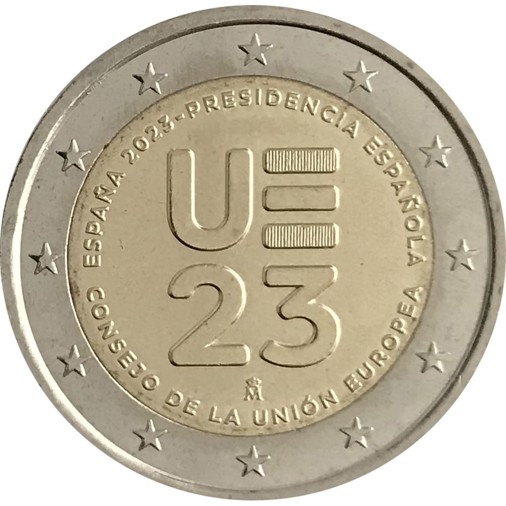 2 euro Spagna 2023 Presidenza UE FdC 2023 Euro commemorativi,