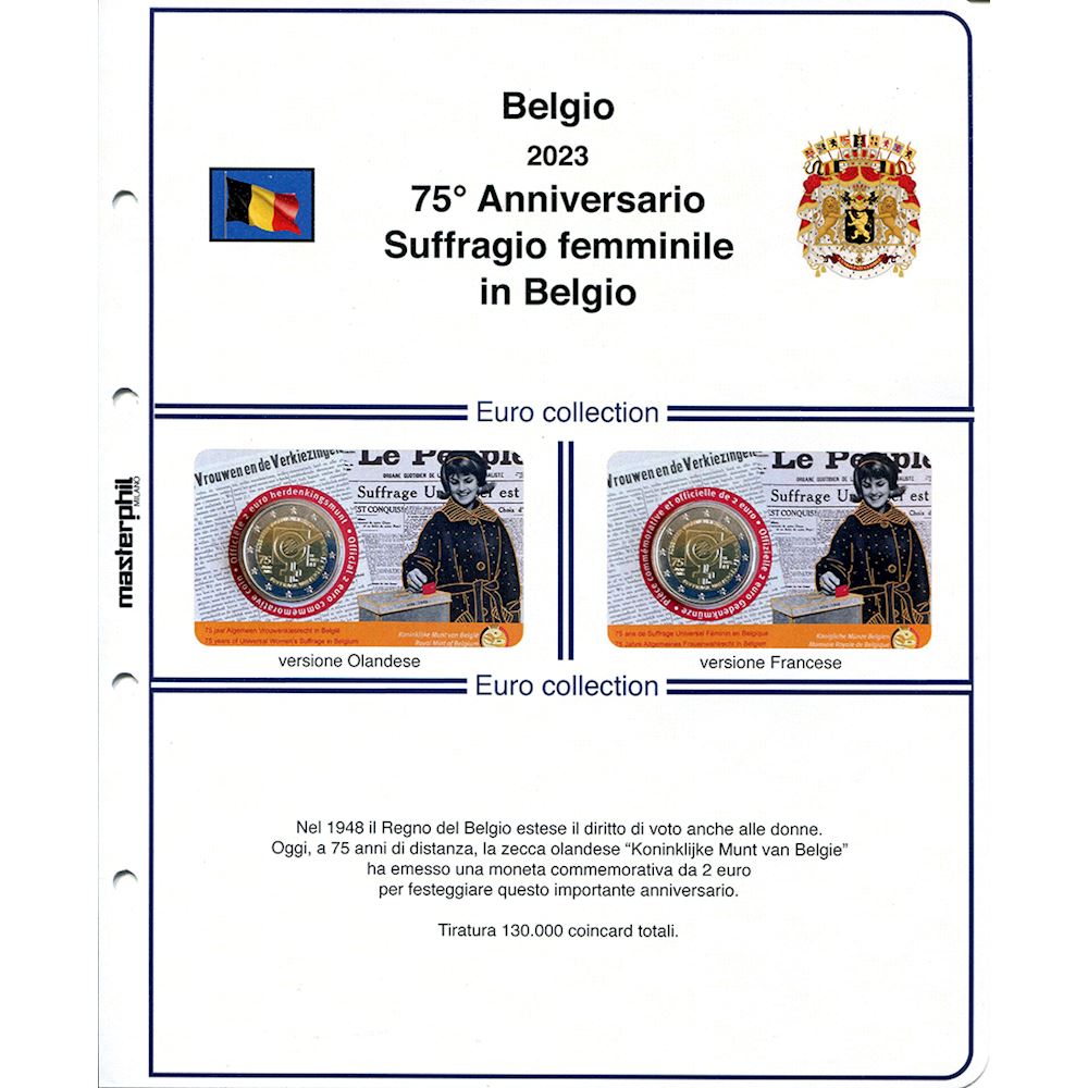 2 Euro Commemorativi Coin Card ANDORRA: Raccoglitore MASTERPHIL 2014-2024 - Foto 6