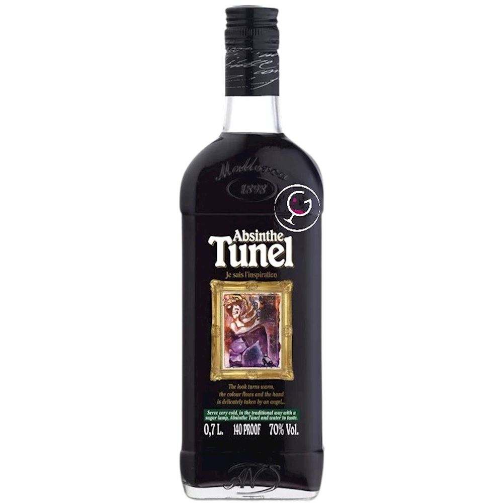 ASSENZIO NADAL ABSINTHE TUNEL BLACK 70% CL.70 - Giulianelli